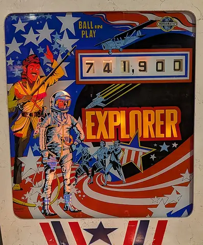 Explorer backglass