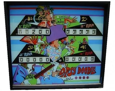 Dipsy Doodle / Doodle Bug / Love Bug backglass