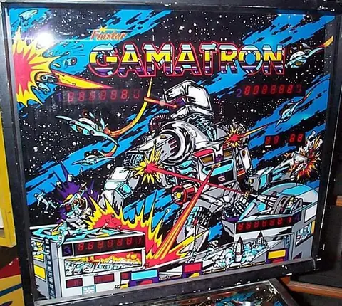 Gamatron backglass