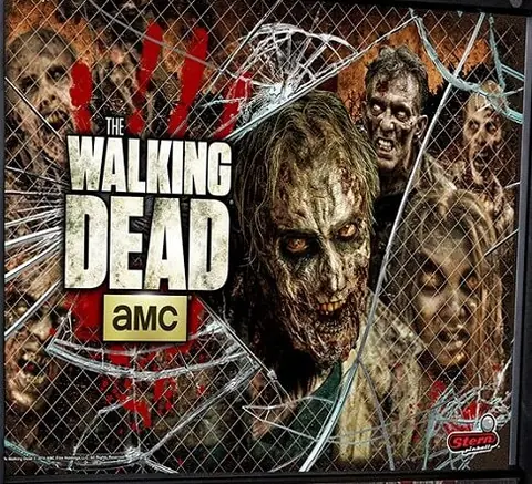 The Walking Dead backglass