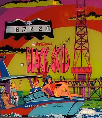Black Gold backglass