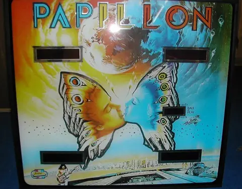 Papillon backglass