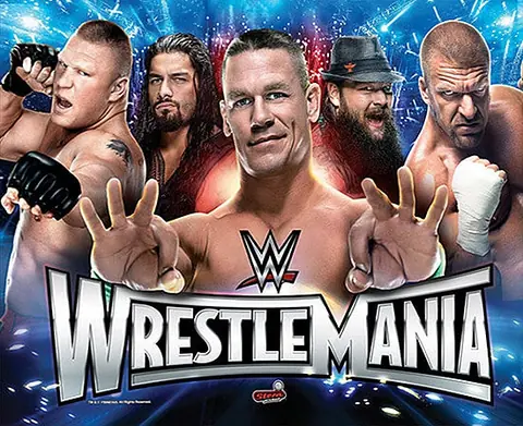 WrestleMania backglass