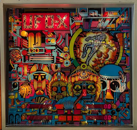 UFO-X backglass