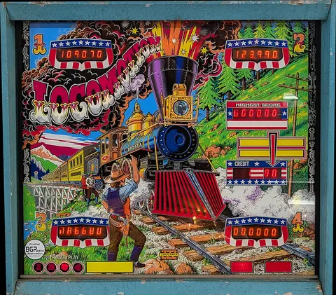 Locomotion backglass