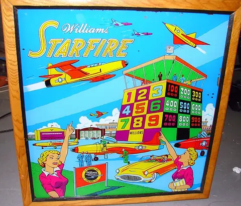 Starfire backglass
