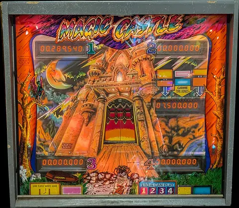 Magic Castle backglass