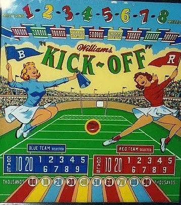 Kick-Off backglass