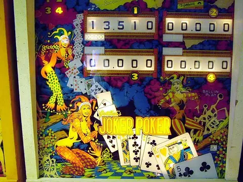 Joker Poker (EM) backglass