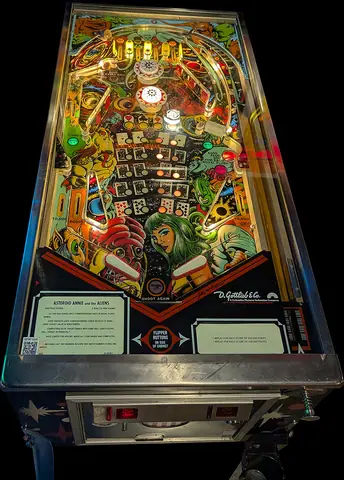 Asteroid Annie and the Aliens playfield