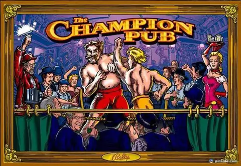 Champion Pub backglass