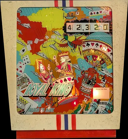 Royal King backglass