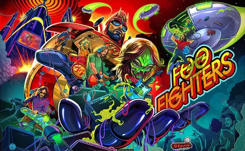 Foo Fighters (Premium) backglass