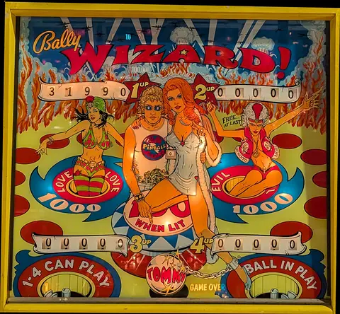 Wizard! backglass
