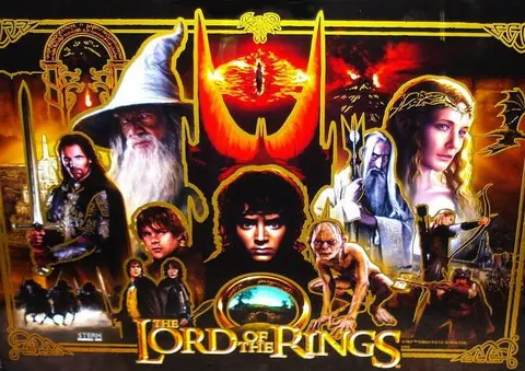 Lord of the Rings (LE) backglass