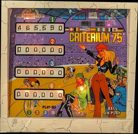 Criterium 75 backglass