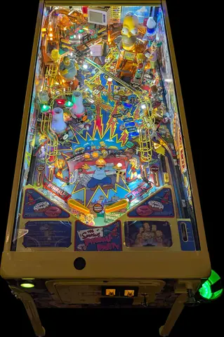 The Simpsons Pinball Party playfield