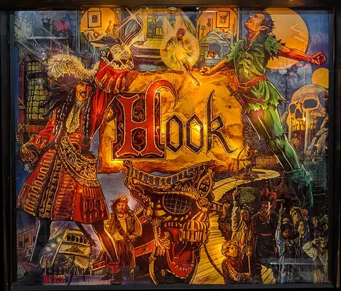 Hook backglass