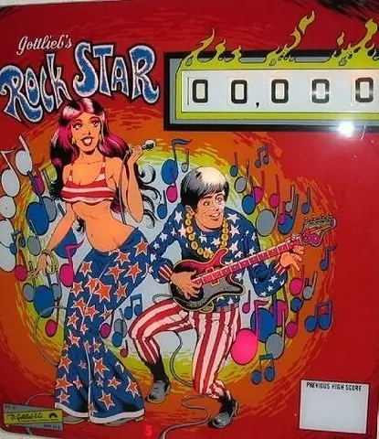 Rock Star / Blue Note backglass