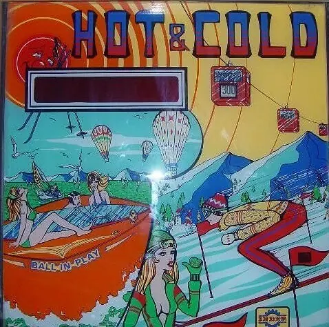 Hot & Cold backglass