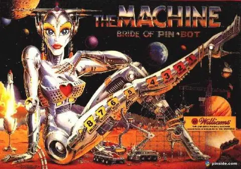 Bride of Pinbot backglass
