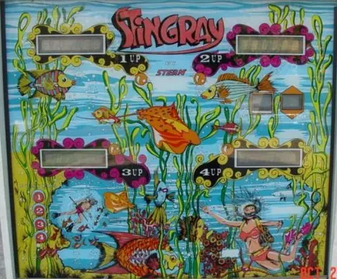Stingray backglass