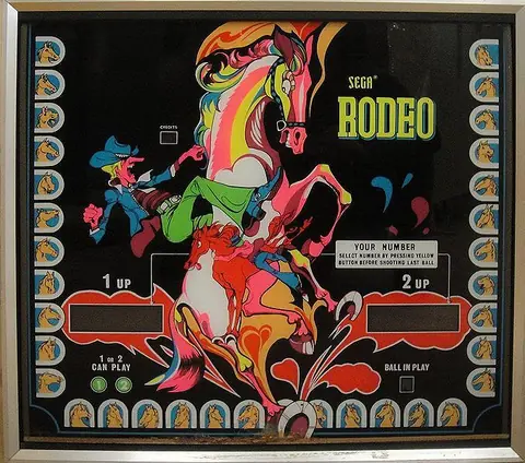 Rodeo backglass
