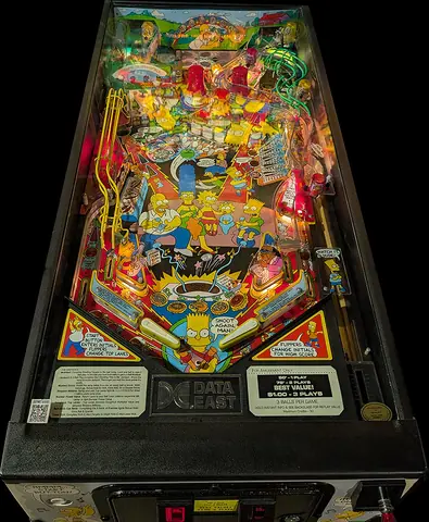 The Simpsons playfield