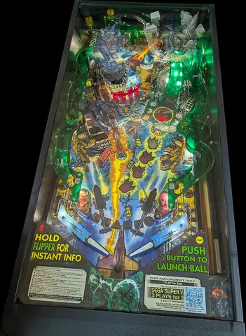 Godzilla playfield