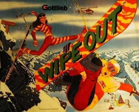 Wipe Out backglass