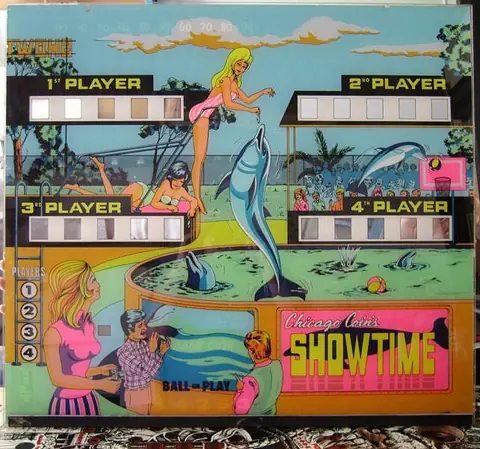 Showtime backglass