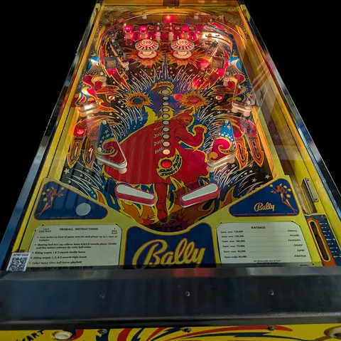Fireball playfield
