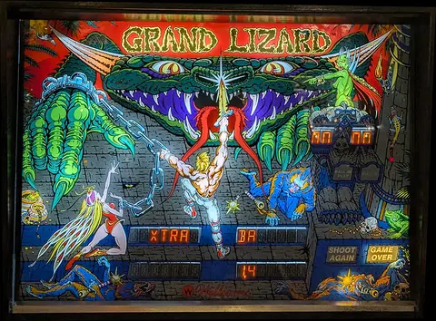 Grand Lizard backglass