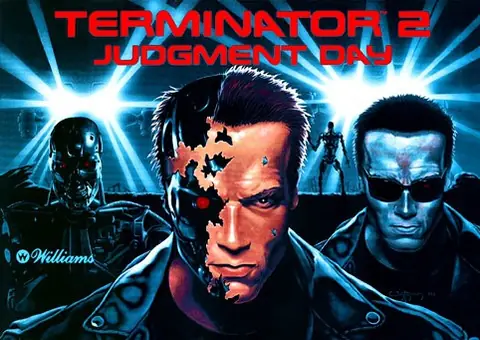 Terminator 2: Judgment Day backglass