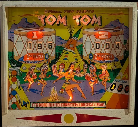 Tom Tom backglass