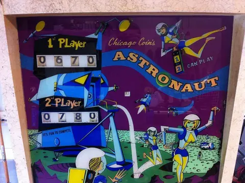 Moon Shot / Astronaut backglass