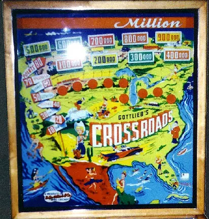 Crossroads backglass
