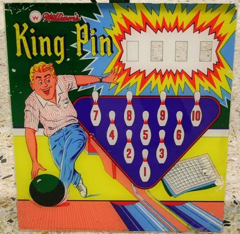 King Pin backglass