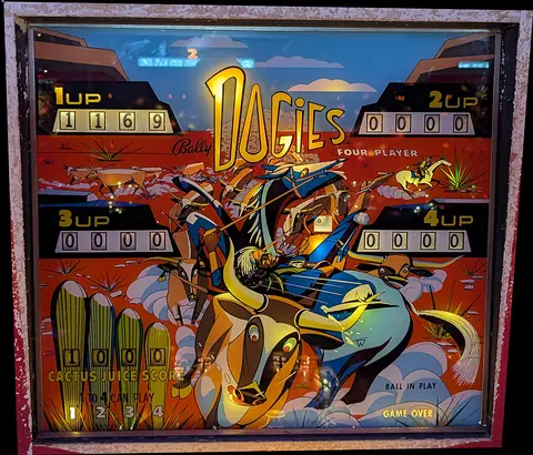 Dogies backglass