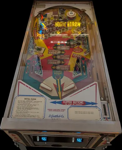 Royal Flush / Card Whiz playfield