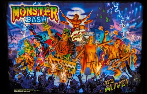 Monster Bash (Remake) backglass