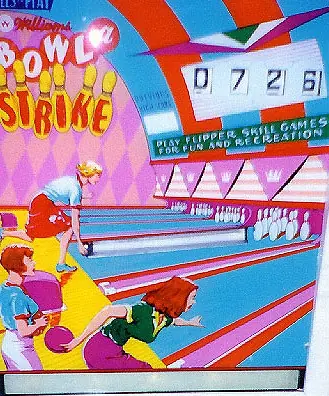 Lucky Strike / Bowl A Strike backglass