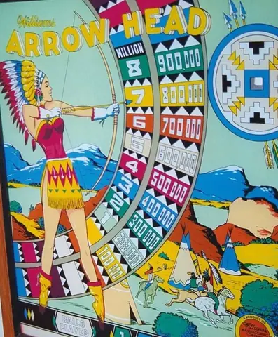 Arrow Head backglass