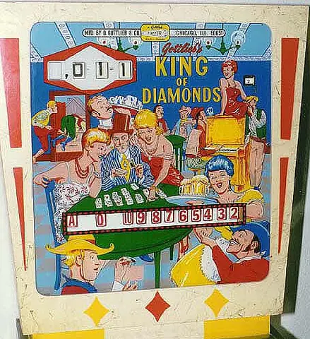 King of Diamonds backglass