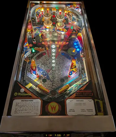 Firepower playfield