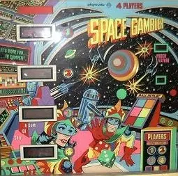 Space Gambler backglass