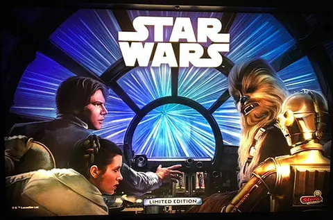 Star Wars backglass