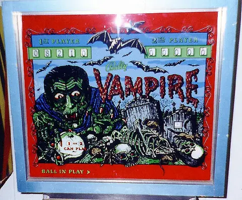 Vampire backglass