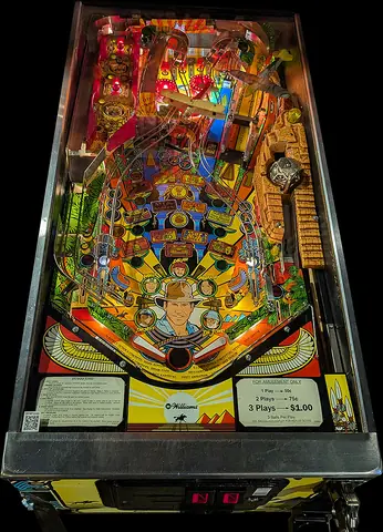 Indiana Jones: The Pinball Adventure playfield