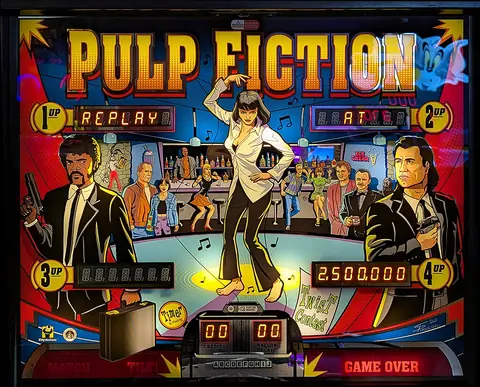 Pulp Fiction backglass